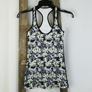 Lululemon women print stretch racer back athletic